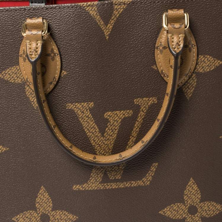 Pre Owned Louis Vuitton Reverse Monogram Canvas Giant Onthego MM Bag