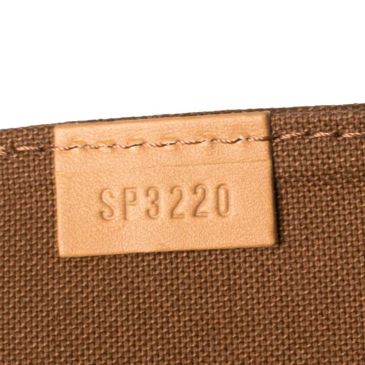 Pre Owned Louis Vuitton Monogram Canvas Petit Sac Plat Bag