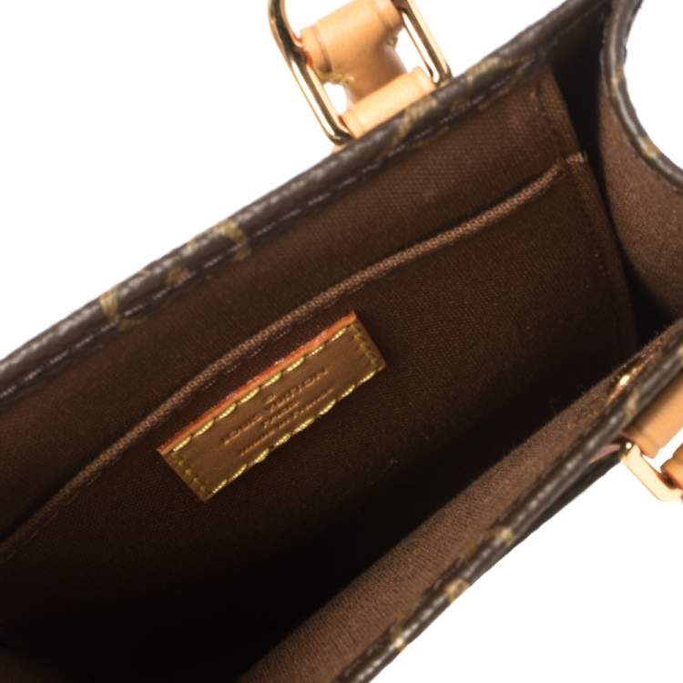 Pre Owned Louis Vuitton Monogram Canvas Petit Sac Plat Bag