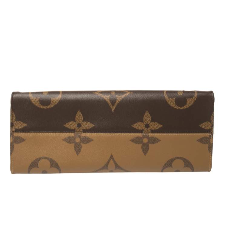 Pre Owned Louis Vuitton Reverse Monogram Canvas Giant Onthego GM Bag