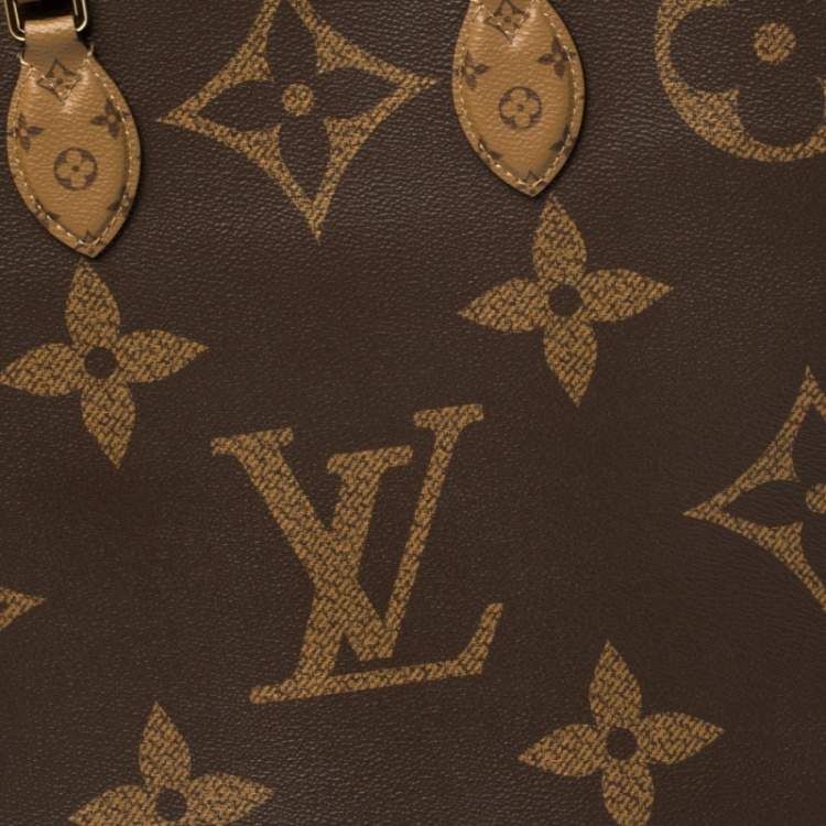 Pre Owned Louis Vuitton Reverse Monogram Canvas Giant Onthego GM Bag