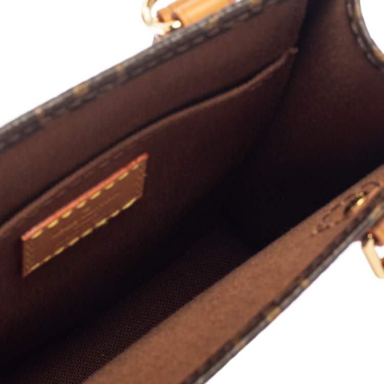 Pre Owned Louis Vuitton Monogram Canvas Petit Sac Plat Bag
