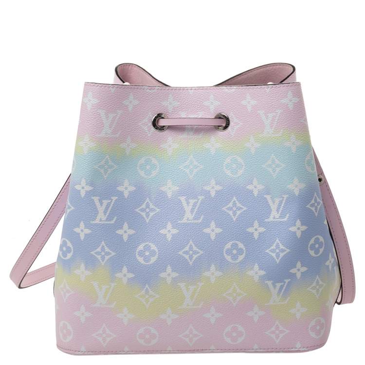 Pre Owned Louis Vuitton Pastel Tie Dye Monogram Canvas NéoNoé Escale MM Bag