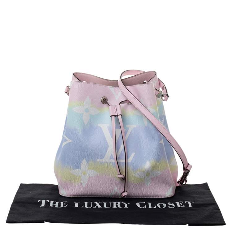 Pre Owned Louis Vuitton Pastel Tie Dye Monogram Canvas NéoNoé Escale MM Bag