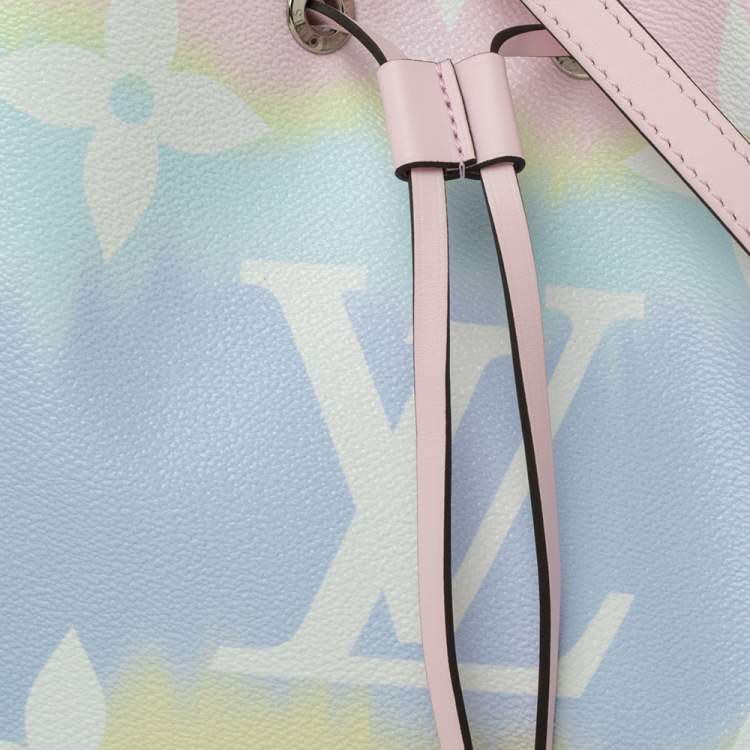 Pre Owned Louis Vuitton Pastel Tie Dye Monogram Canvas NéoNoé Escale MM Bag