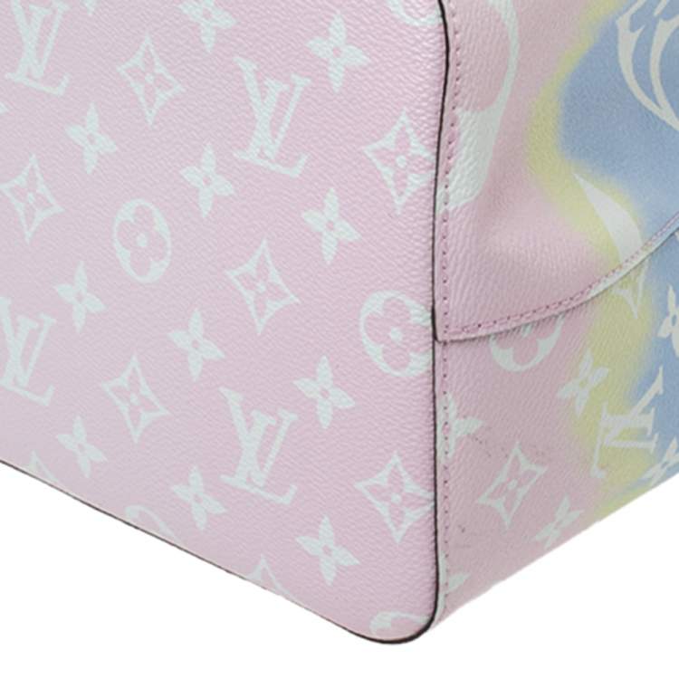 Pre Owned Louis Vuitton Pastel Tie Dye Monogram Canvas NéoNoé Escale MM Bag