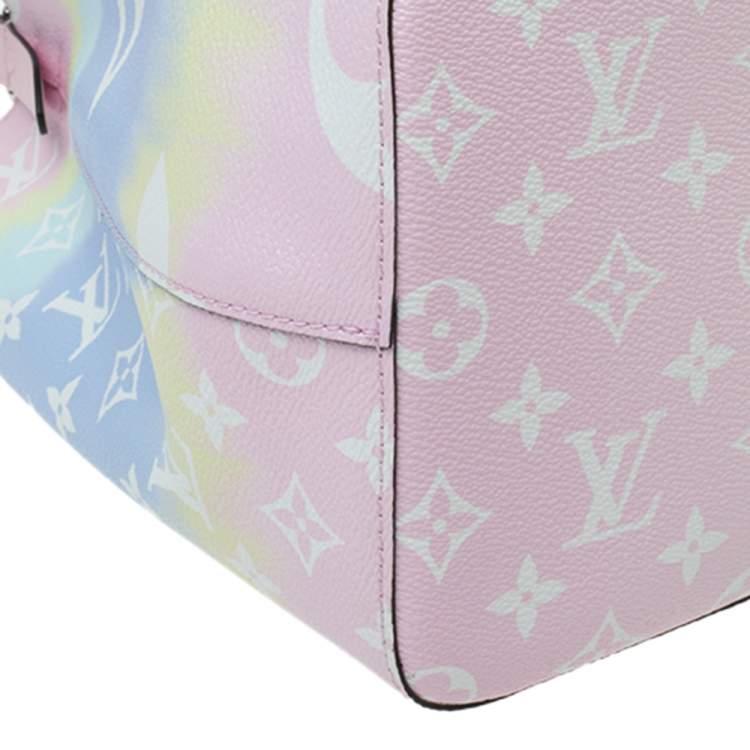 Pre Owned Louis Vuitton Pastel Tie Dye Monogram Canvas NéoNoé Escale MM Bag