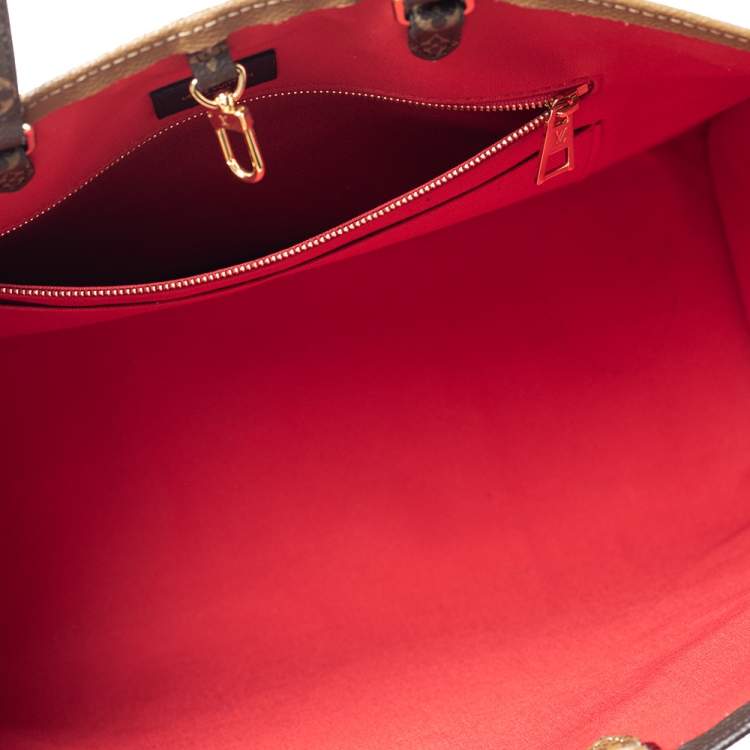 Pre Owned Louis Vuitton Reverse Monogram Canvas Giant Onthego GM Bag