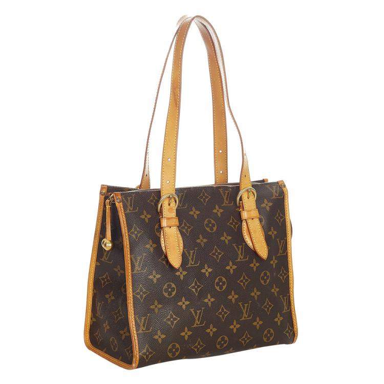 Louis+Vuitton+Popincourt+Shoulder+Bag+Brown+Leather for sale