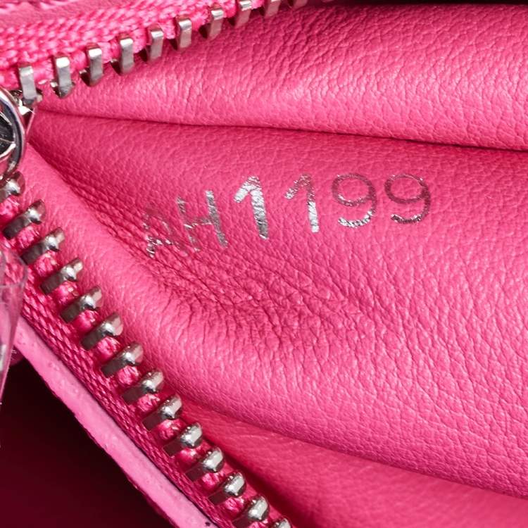 Pre Owned Louis Vuitton Wave Rose Leather Artycapucines PM Bag