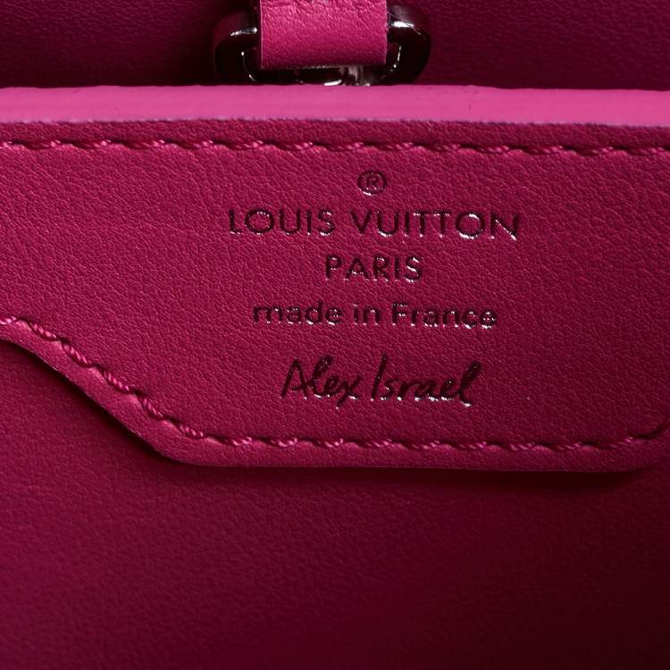 Pre Owned Louis Vuitton Wave Rose Leather Artycapucines PM Bag