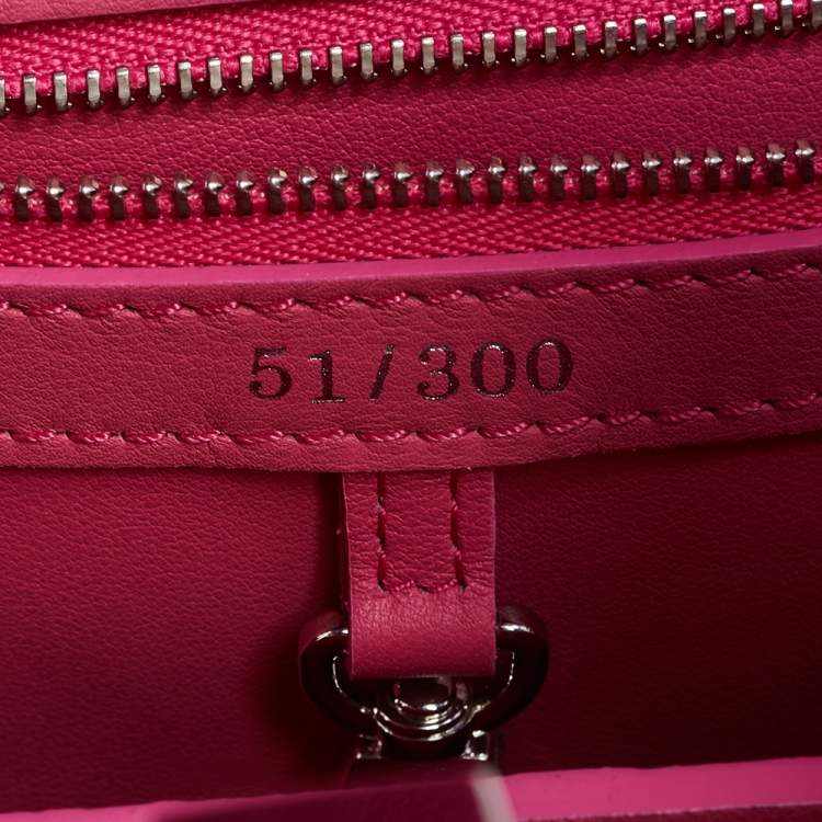 Pre Owned Louis Vuitton Wave Rose Leather Artycapucines PM Bag