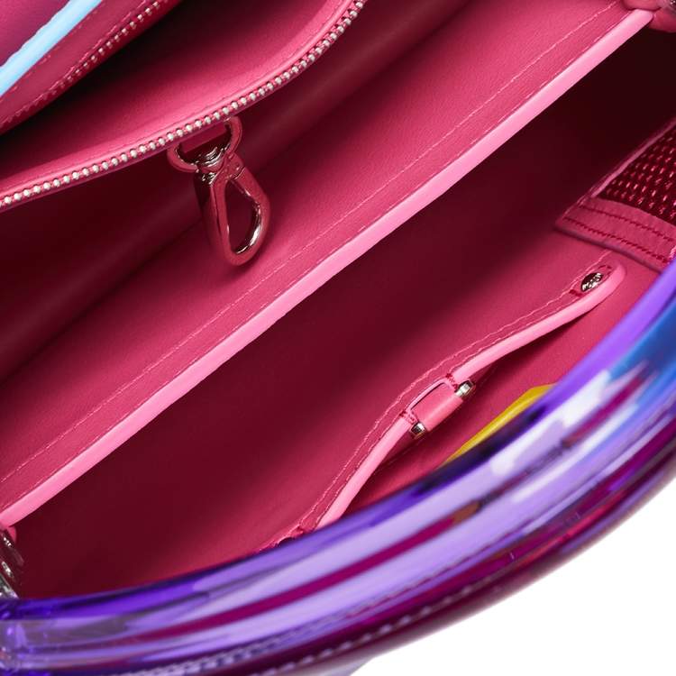 Pre Owned Louis Vuitton Wave Rose Leather Artycapucines PM Bag