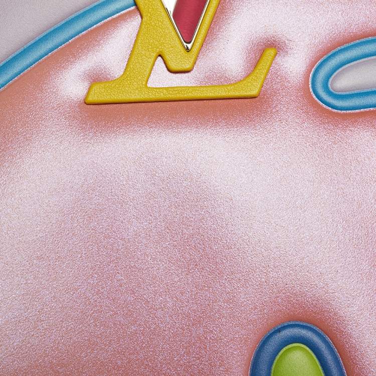 Pre Owned Louis Vuitton Wave Rose Leather Artycapucines PM Bag