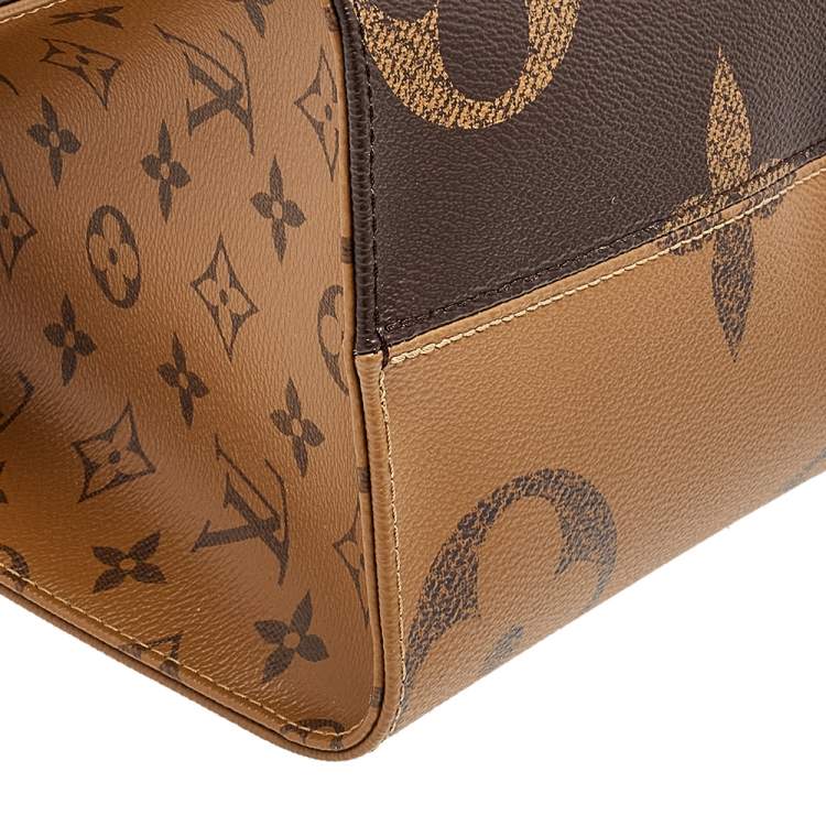 Pre Owned Louis Vuitton Reverse Monogram Canvas Giant Onthego MM Bag