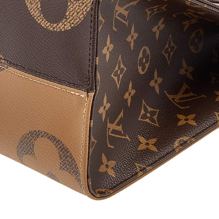 Pre Owned Louis Vuitton Reverse Monogram Canvas Giant Onthego MM Bag