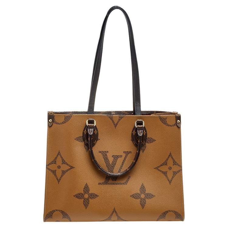 Pre Owned Louis Vuitton Reverse Monogram Canvas Giant Onthego MM Bag
