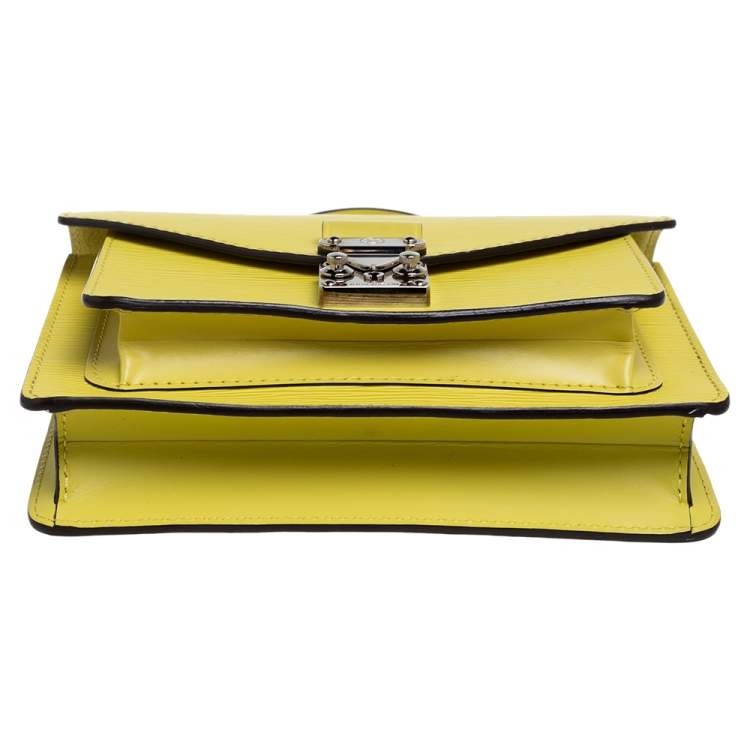 Pre Owned Louis Vuitton Citron Epi Leather Monceau BB Bag