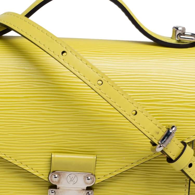 Pre Owned Louis Vuitton Citron Epi Leather Monceau BB Bag