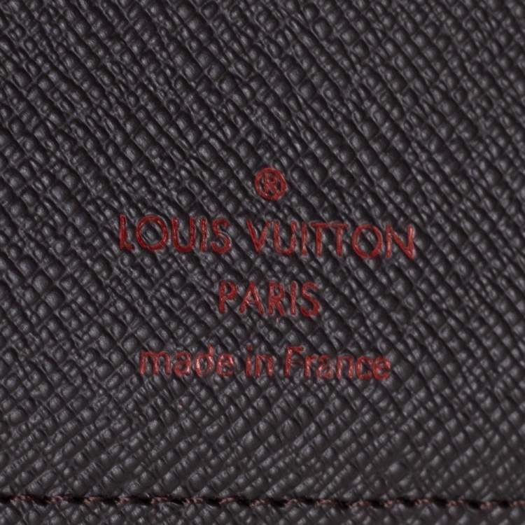 Pre Owned Louis Vuitton Damier Ebene Canvas Multiple Bifold Wallet