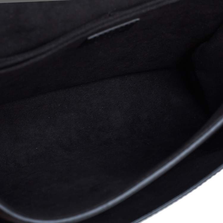 Pre Owned Louis Vuitton Black Leather Mylockme Studded Bag