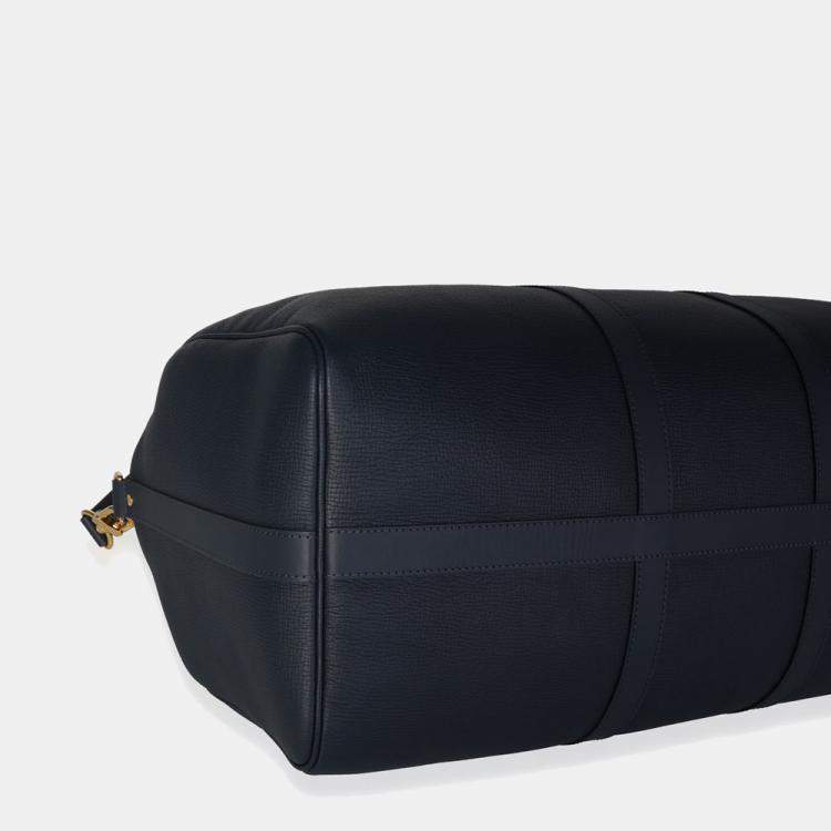 Pre Owned Louis Vuitton x NIGO Monogram Denim Drip Keepall Bandouliere  50 Bag