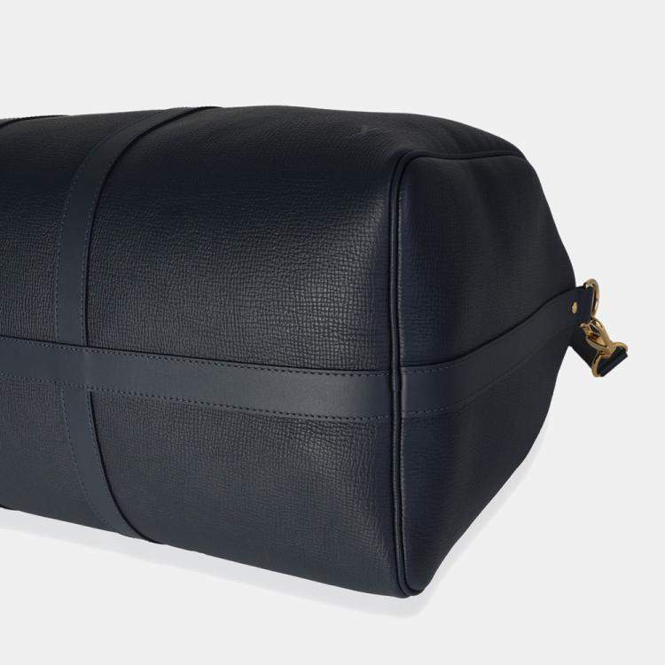 Pre Owned Louis Vuitton x NIGO Monogram Denim Drip Keepall Bandouliere  50 Bag