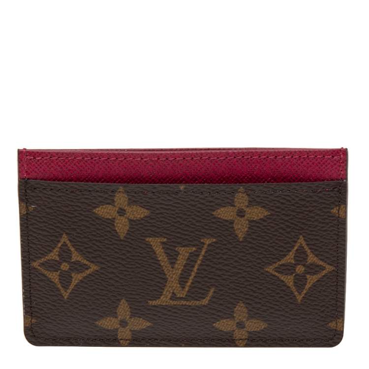 Louis Vuitton - Card Holder - Monogram - Fuchsia - Women - Luxury