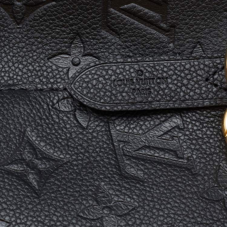Pre Owned Louis Vuitton Black Monogram Empreinte NéoNoé MM Bag