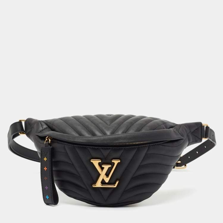 Louis Vuitton Black Leather New Wave Bumbag Louis Vuitton
