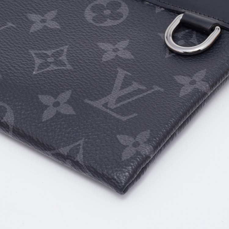 Pre Owned Louis Vuitton Monogram Eclipse Canvas Discovery PM Pochette