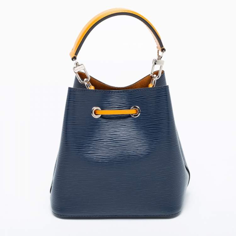 Pre Owned Louis Vuitton Indigo/Safran Epi Leather NeoNoe BB Bag