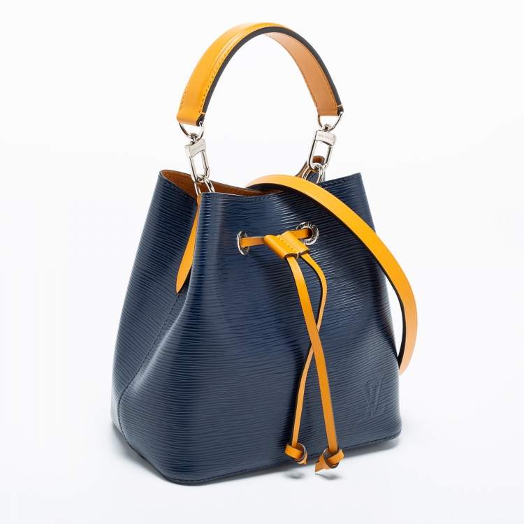 Pre Owned Louis Vuitton Indigo/Safran Epi Leather NeoNoe BB Bag