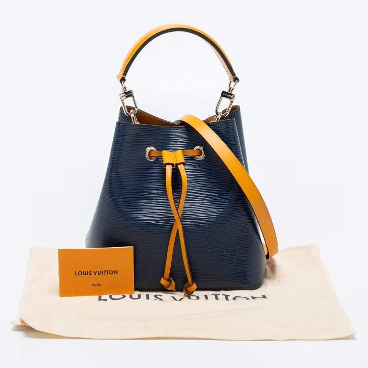 Pre Owned Louis Vuitton Indigo/Safran Epi Leather NeoNoe BB Bag