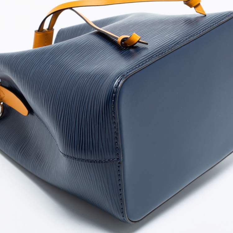 Pre Owned Louis Vuitton Indigo/Safran Epi Leather NeoNoe BB Bag
