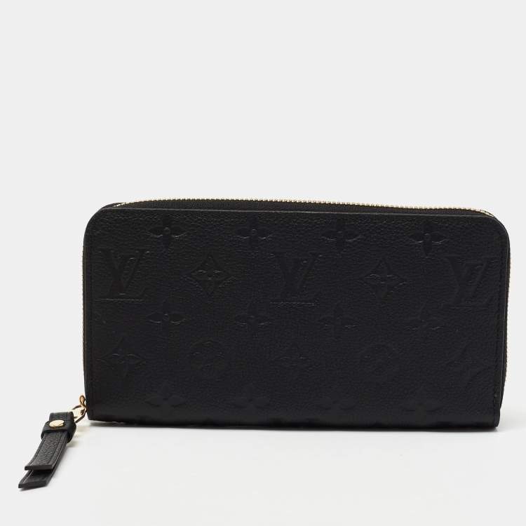 Louis Vuitton - Zippy Wallet - Leather - Black - Women - Luxury