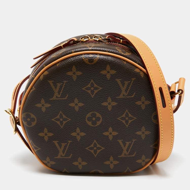 Louis Vuitton Brown Monogram Canvas Boite Chapeaux 50 Gold Hardware, Womens Handbag