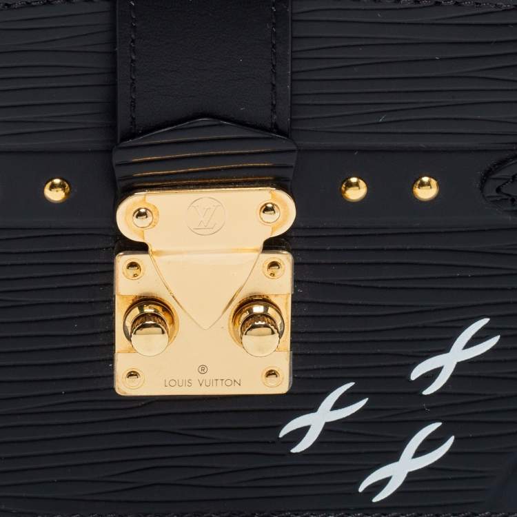 Pre Owned Louis Vuitton Black Epi Leather Trunk Multicartes Wallet
