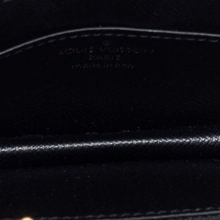Pre Owned Louis Vuitton Black Epi Leather Trunk Multicartes Wallet