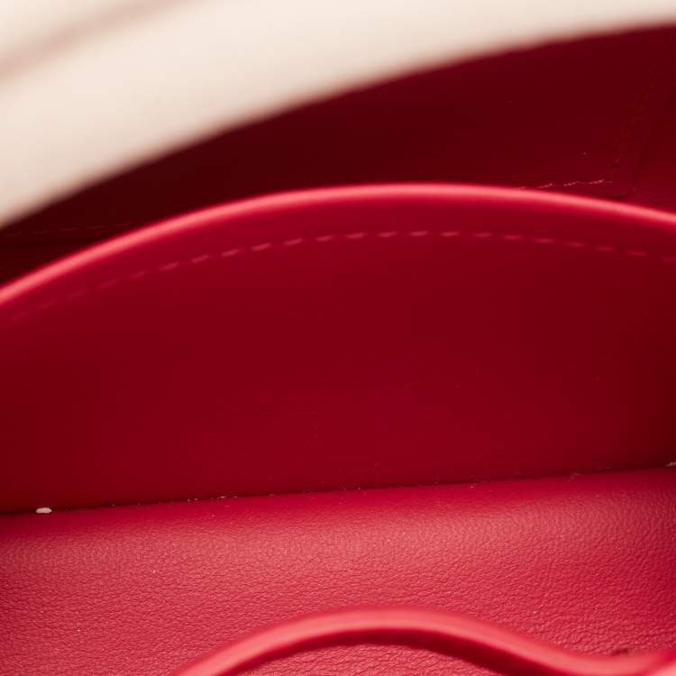 Pre Owned Louis Vuitton Rose Pondichéry Pink/Coquille/Fresh Pink Taurillon Leather Capucines Mini Bag