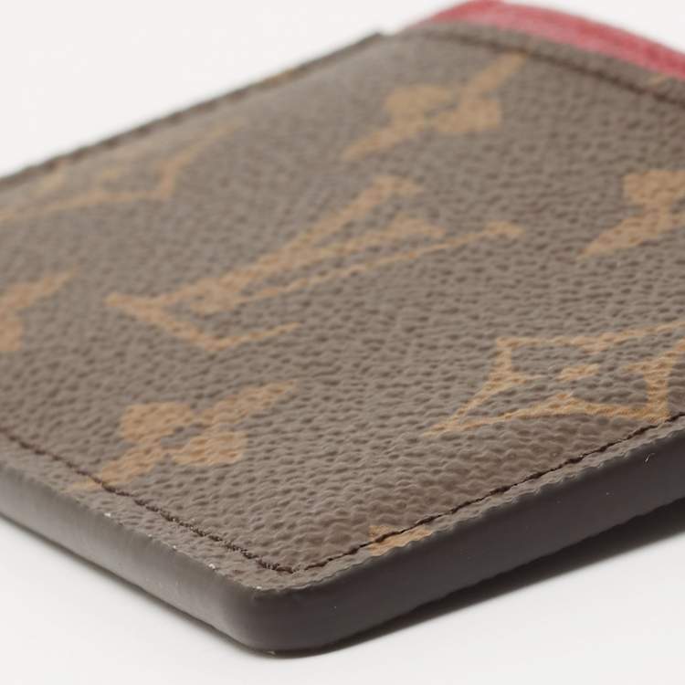 Pre Owned Louis Vuitton Monogram Canvas Card Holder