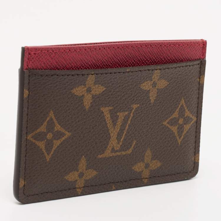 Pre Owned Louis Vuitton Monogram Canvas Card Holder