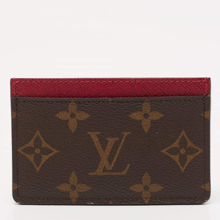 Pre Owned Louis Vuitton Monogram Canvas Card Holder
