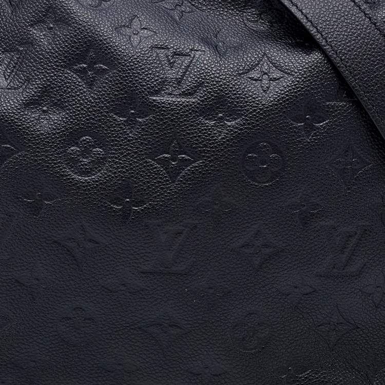 Pre Owned Louis Vuitton Black Monogram Empreinte Leather Ponthieu PM Bag