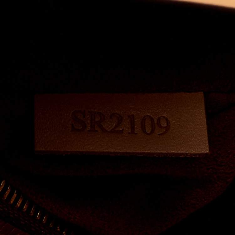 Pre Owned Louis Vuitton Black Monogram Canvas and Leather On My Side MM Bag 