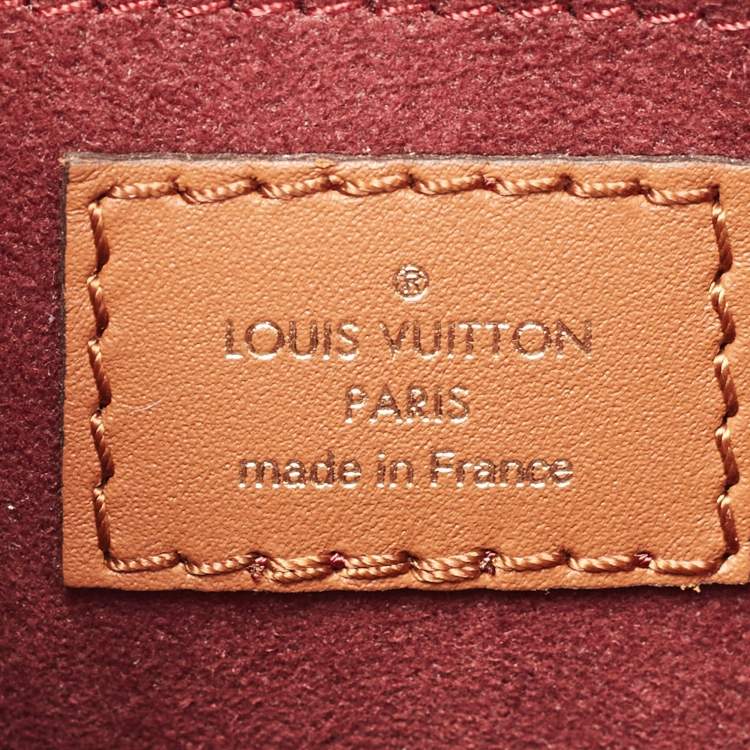 Pre Owned Louis Vuitton Bordeaux Since 1854 Jacquard Petit Sac Plat Bag