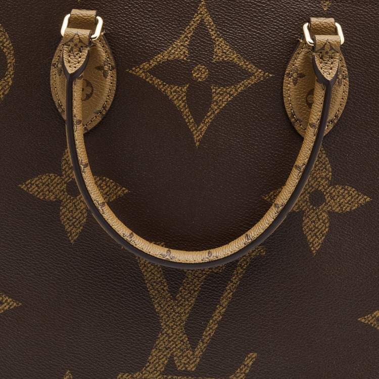 Pre Owned Louis Vuitton Reverse Monogram Canvas Giant Onthego GM Bag