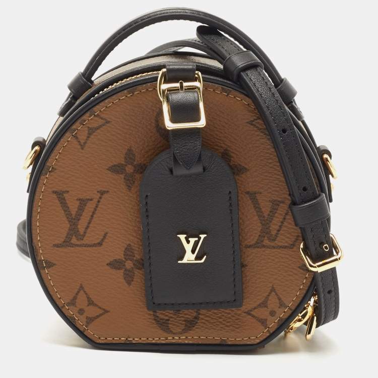 Louis Vuitton Mini Boite Chapeau Monogram Brown in Coated Canvas