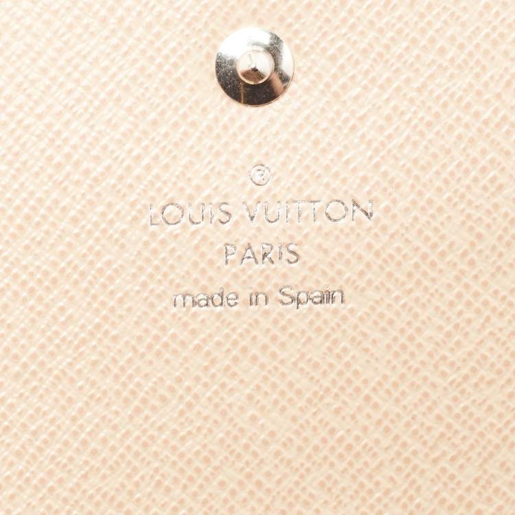 Pre Owned Louis Vuitton Blue Marine Epi Leather Emilie Wallet