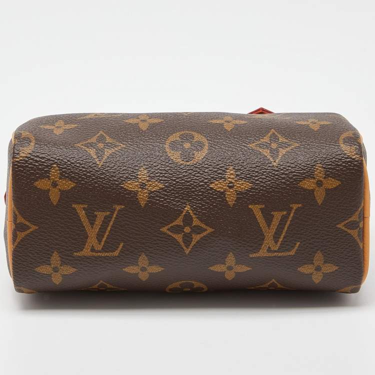 Pre Owned Louis Vuitton Monogram Canvas Speedy Nano Bag